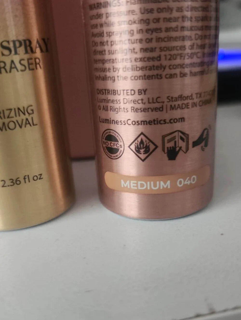 NEW Luminess Airbrush Spray Silk Foundation, Makeup Eraser & Primers - Med 040